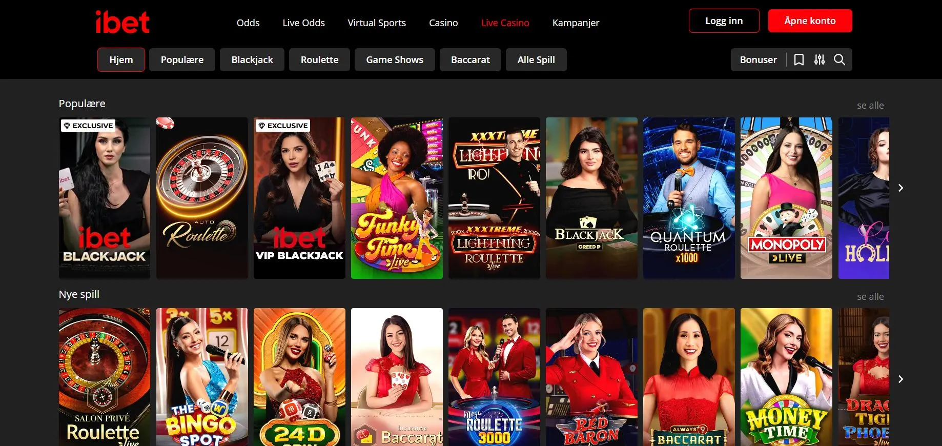 Registrering og innlogging